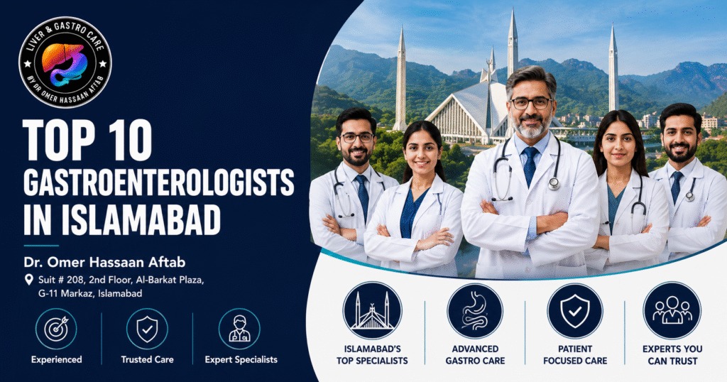 Top 10 Gastroenterologists in Islamabad